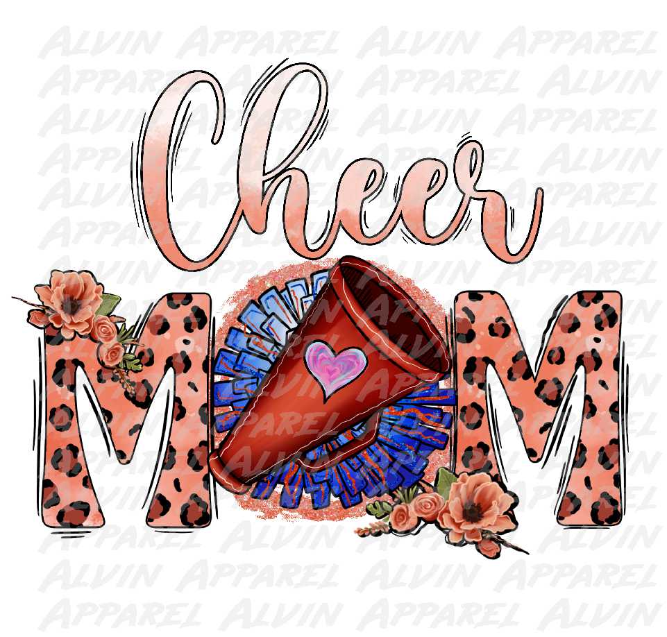 Cheer Mom Floral Melon