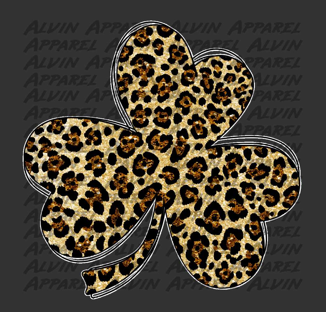 Cheetah Clover Shamrock St Patrick's Day