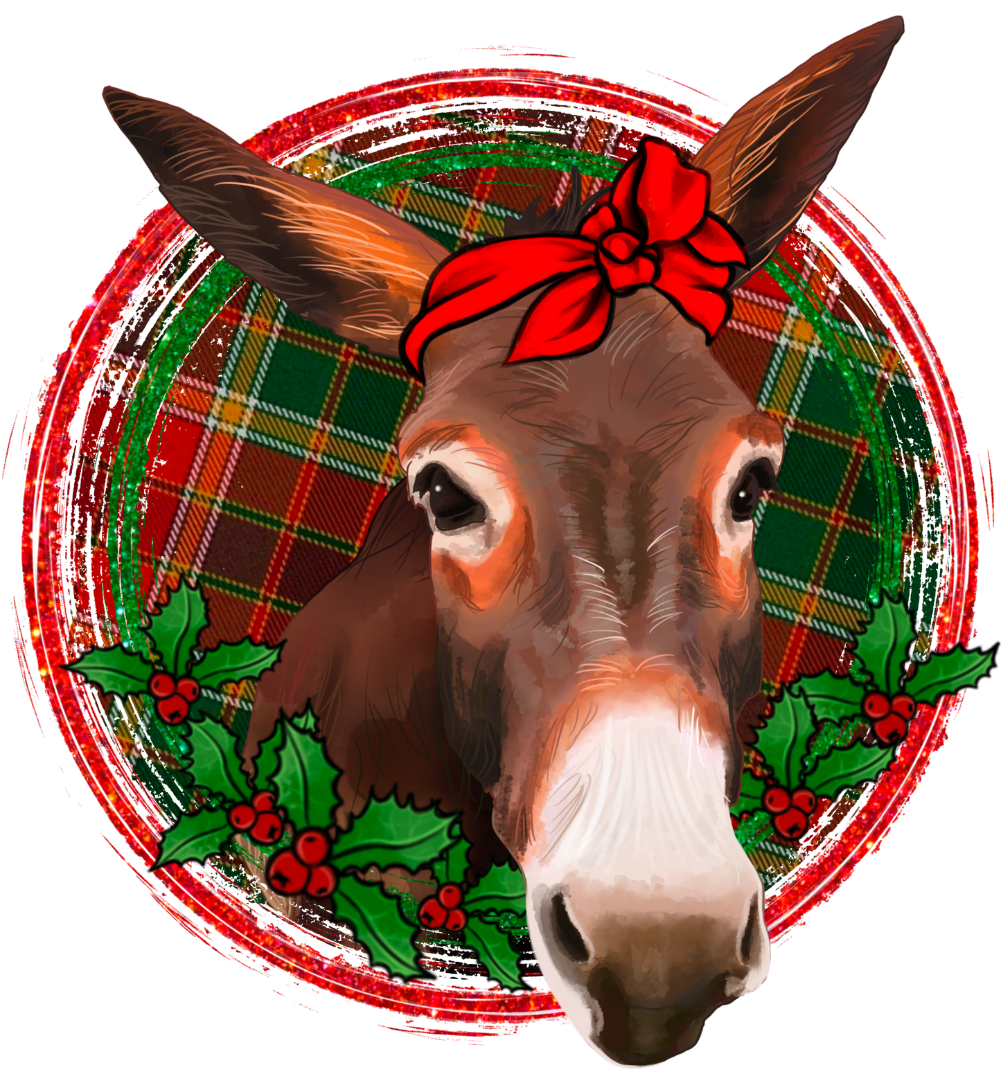 Christmas Donkey Bandana