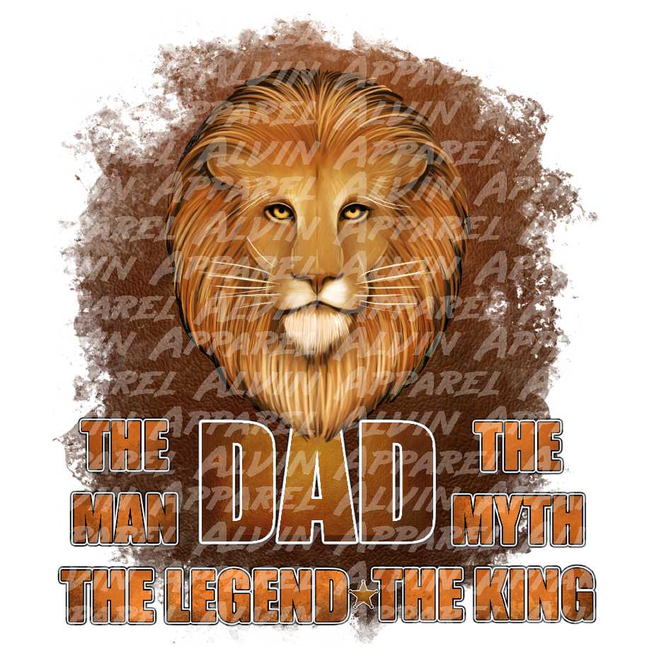 Dad Lion Leather