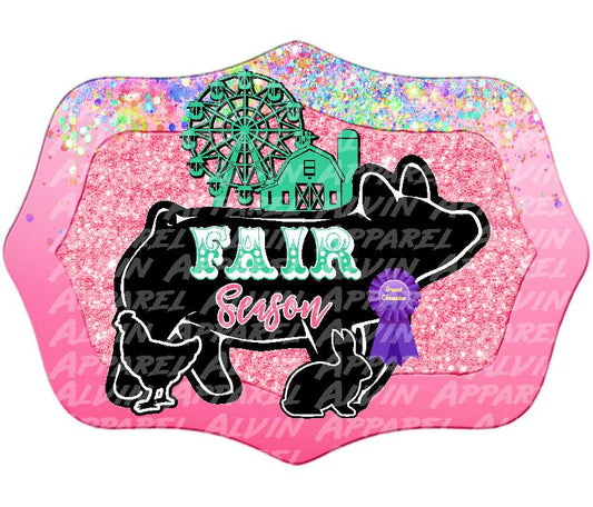 Fair Season Pink Glitter PIG