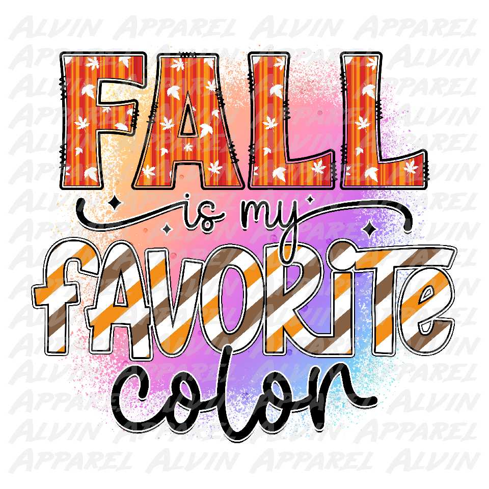 Fall is my favorite color 2 Transfer