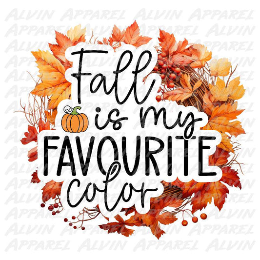 Fall is my favorite color 5 Transfer