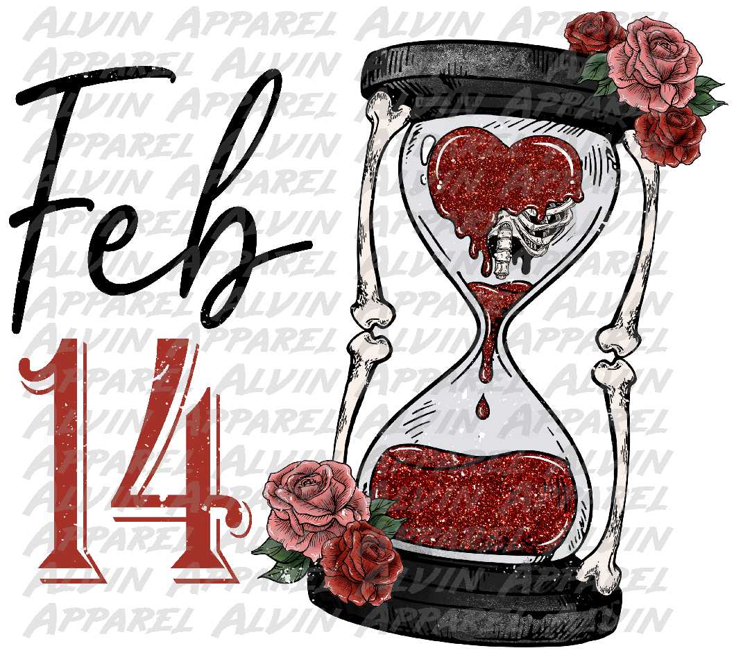 February 14 Hourglass