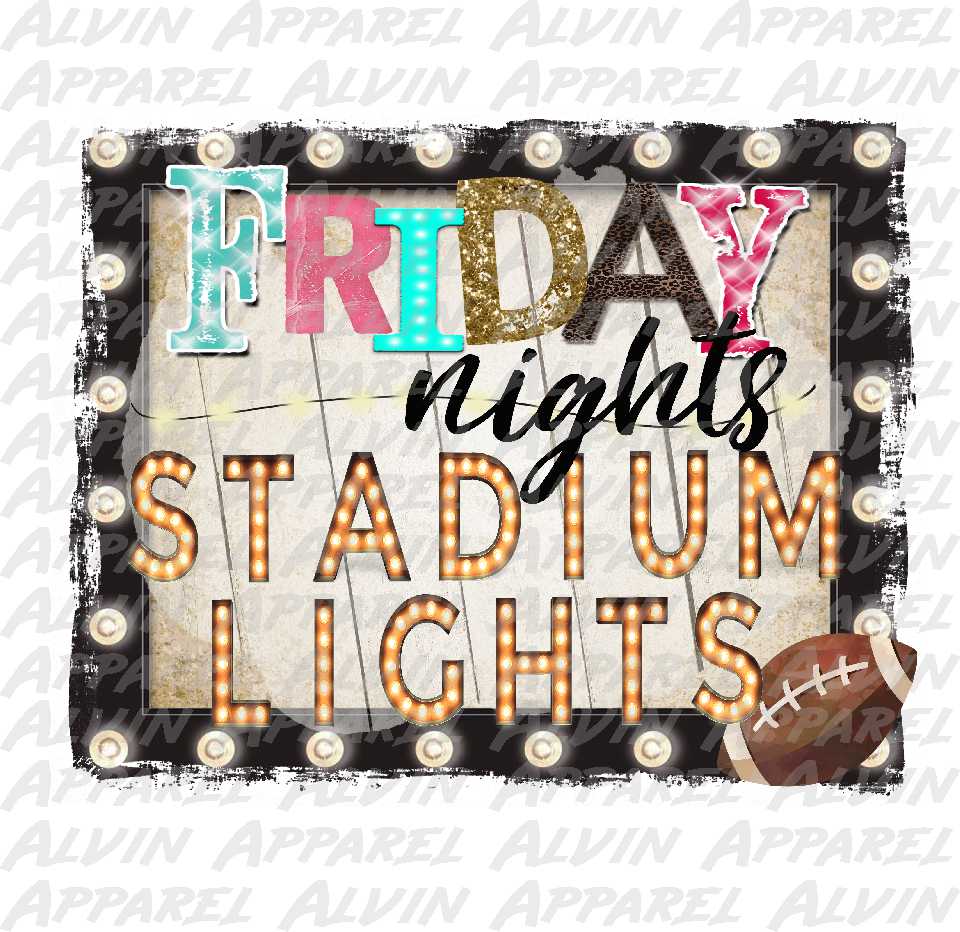 Friday Night Stadium Lights Marquee