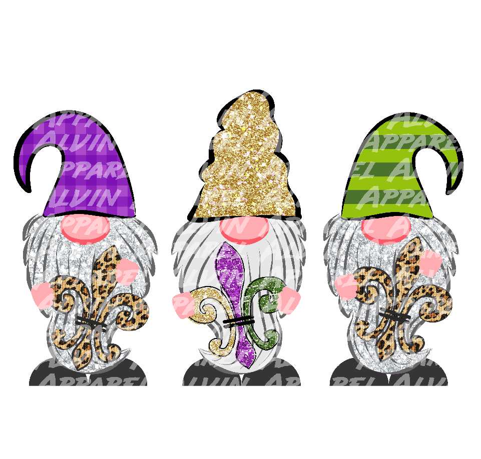 Mardi Gras Gnomes