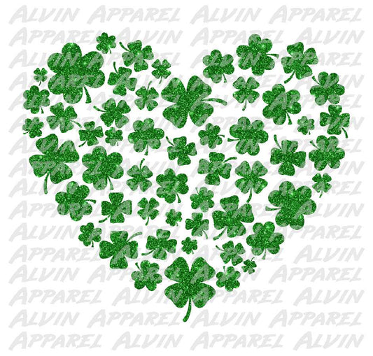 Heart Clover Shamrock St Patrick's Day