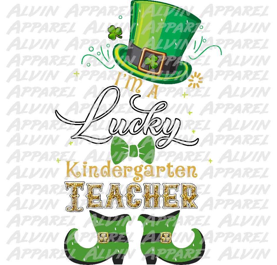 I'm a Lucky Kindergarten Teacher St Patrick's Day