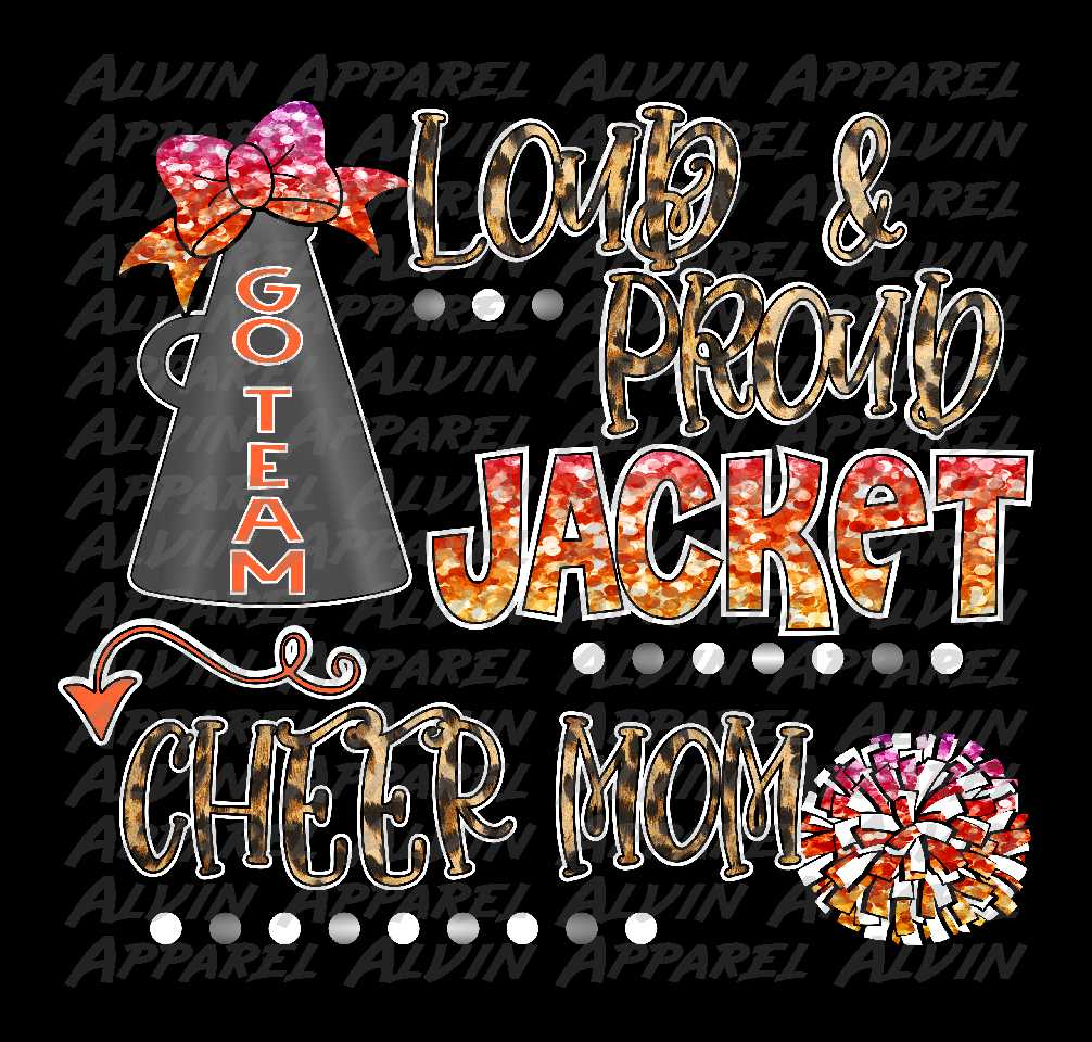 Loud Proud Jacket Cheer Mom