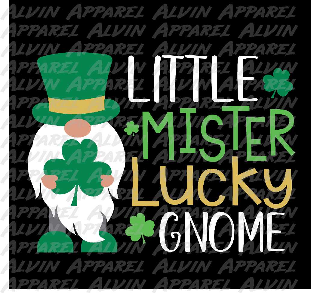 Little Mister Lucky Gnome St Patrick's Day