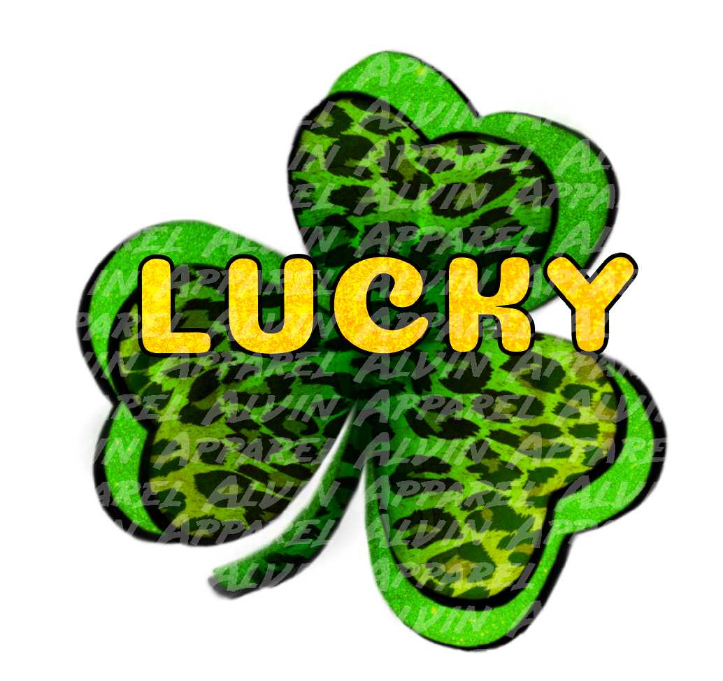 Lucky over Leopard St Patrick's Day