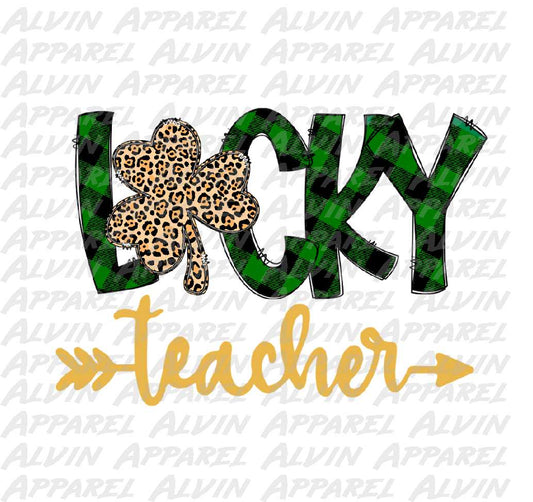 Lucky Teacher Arrow St Patrick's Day