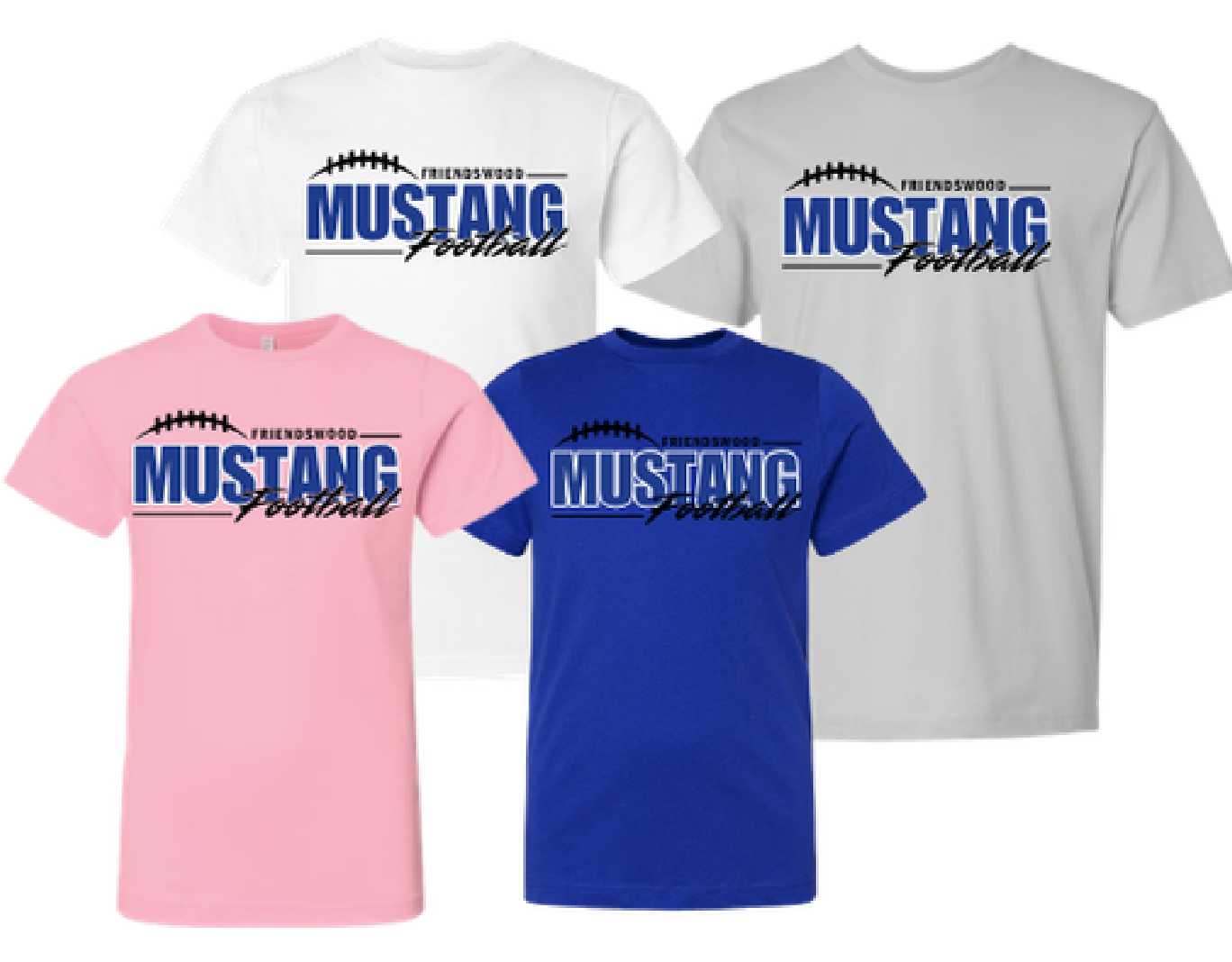 Mustangs Football Logo – Tee