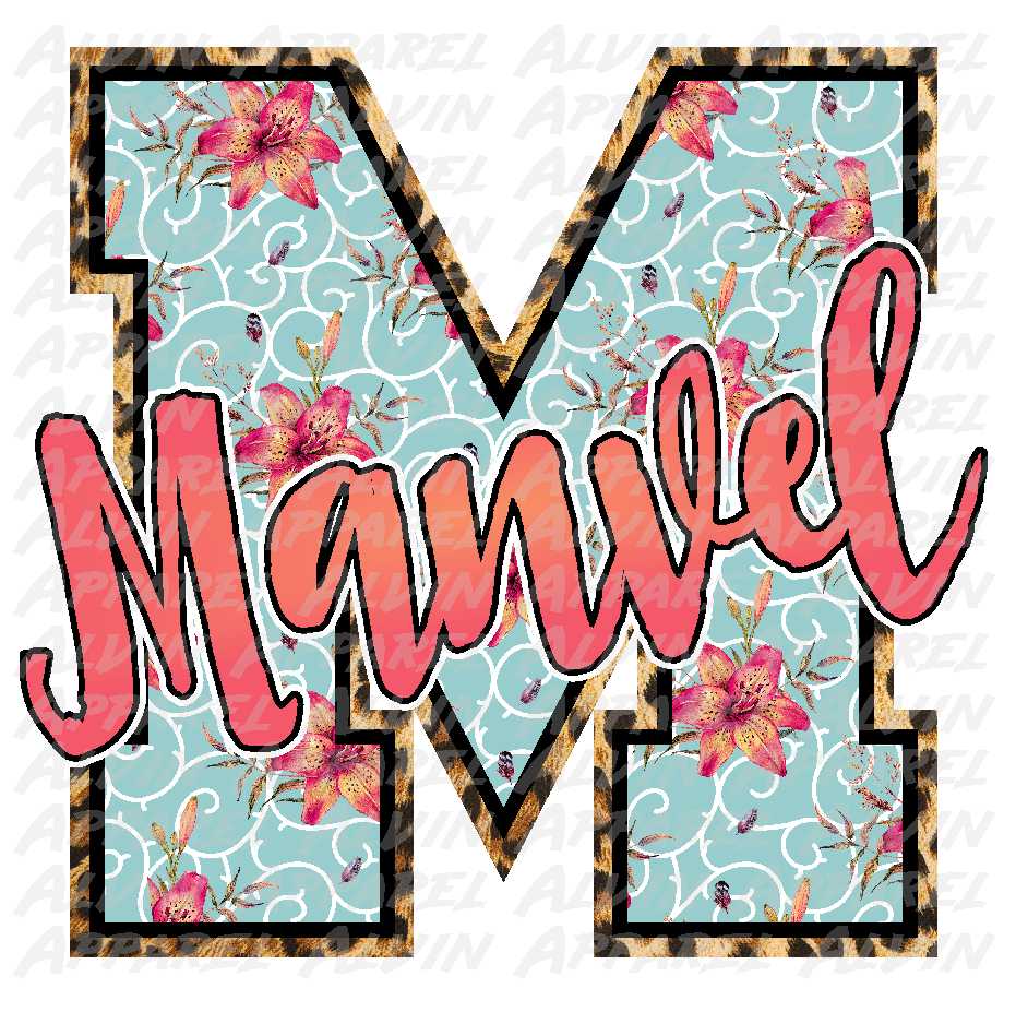 Manvel Blue Floral