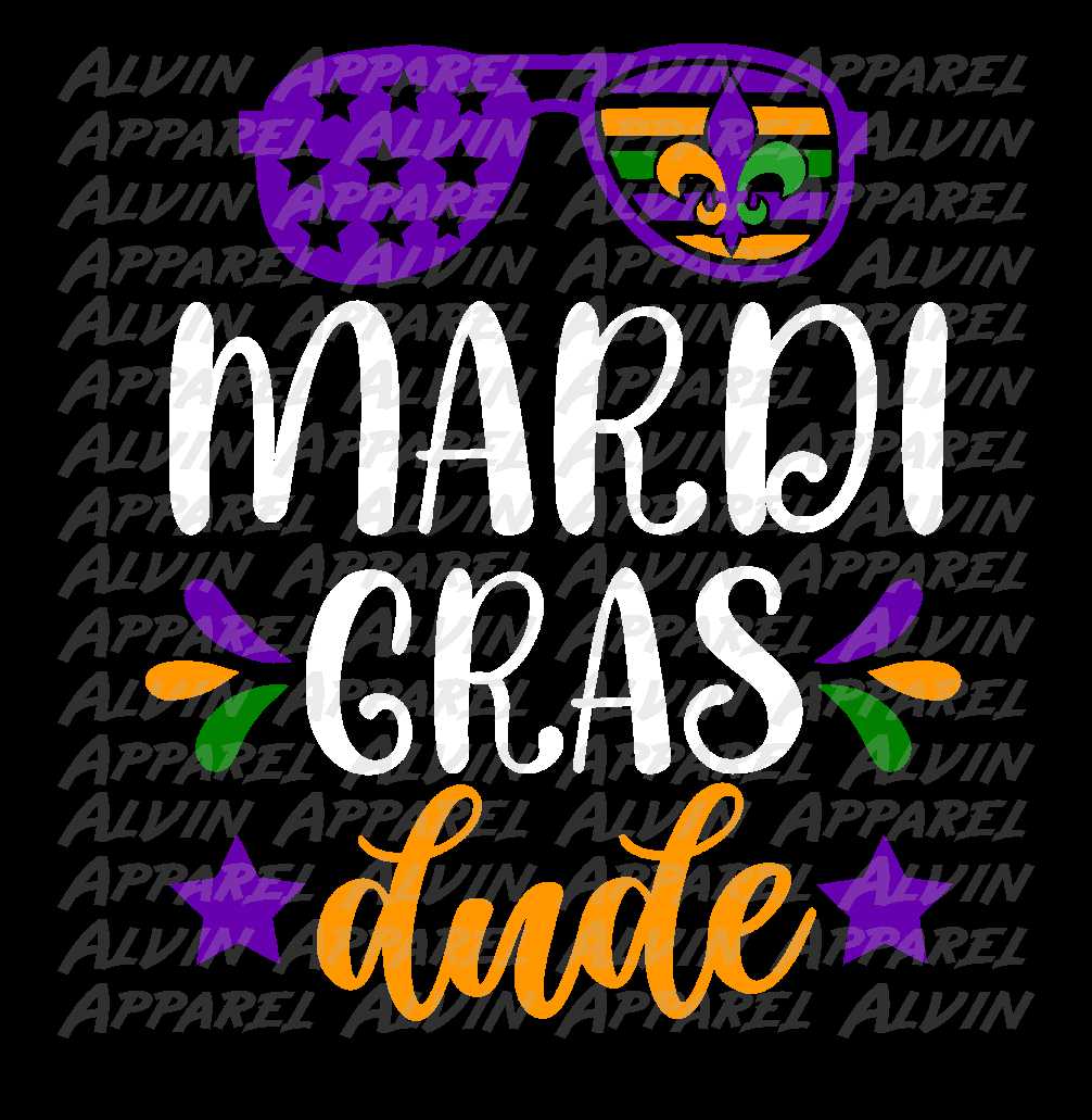 Mardi Gras Dude Glasses