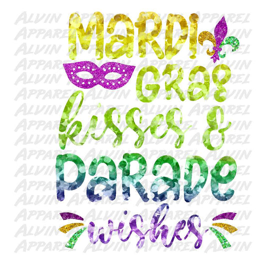 Mardi Gras Kisses and Parade Wishes