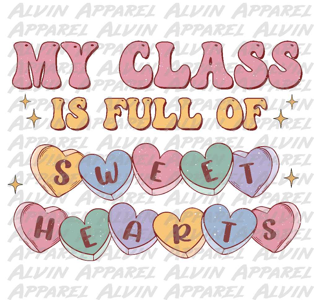 My Class is Full of Sweet Hearts