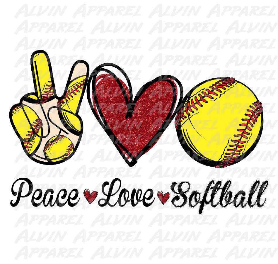 Peace Love Softball 2