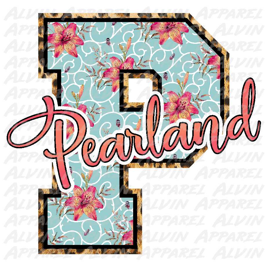 Pearland Blue Floral