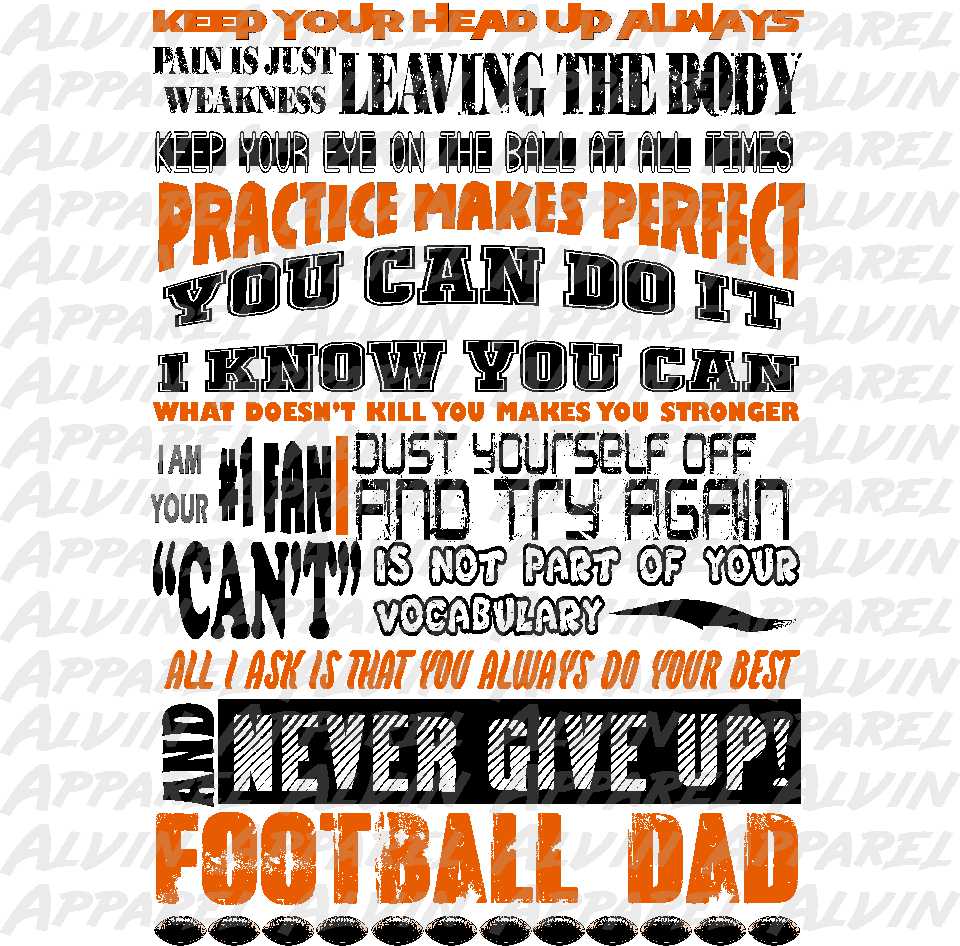 Proud Football Dad Shirt Back