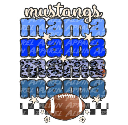 Retro Mama Football Customizable Team