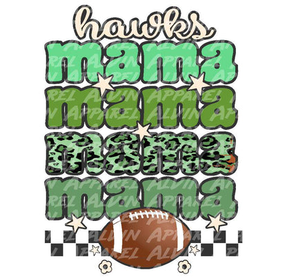 Retro Mama Football Customizable Team