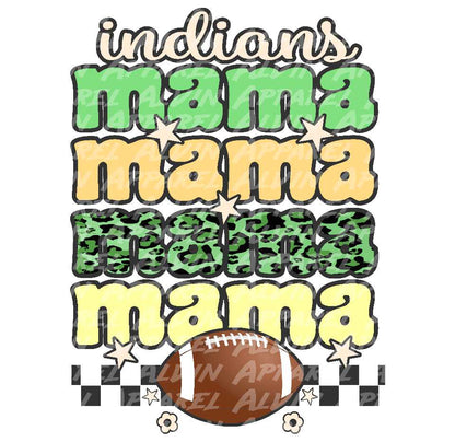 Retro Mama Football Customizable Team