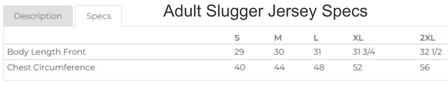 F Logo Slugger Jersey