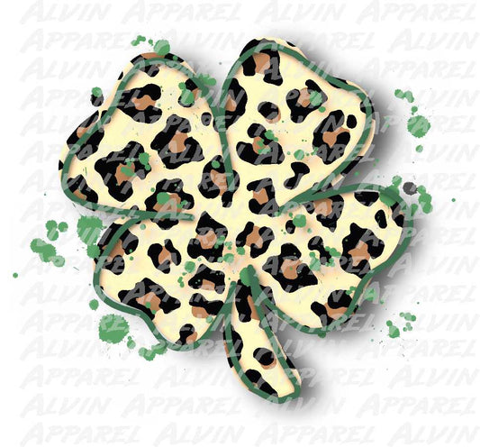 Shamrock Leopard St Patrick's Day