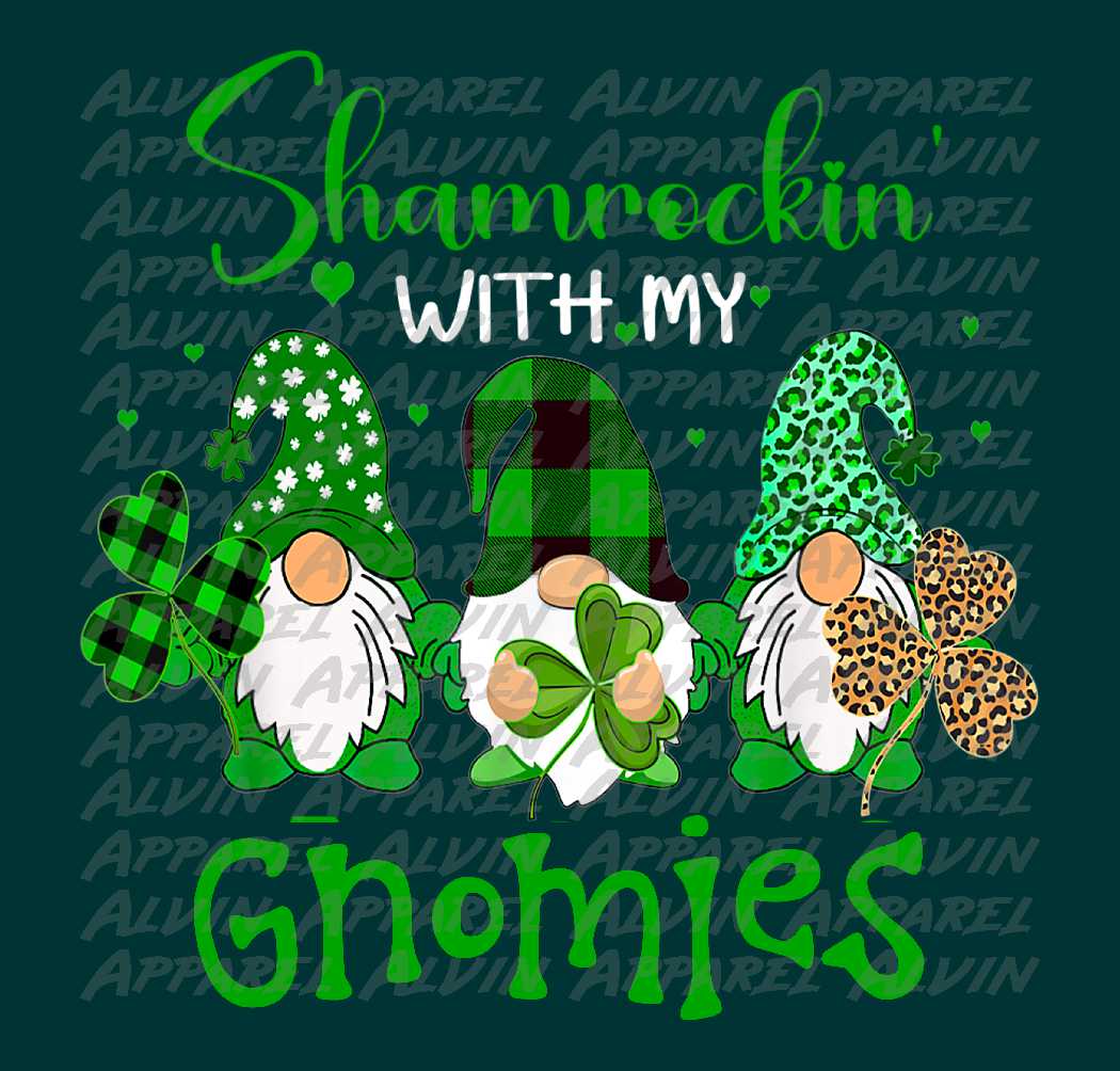 Shamrocking with my Gnomies St Patrick's Day