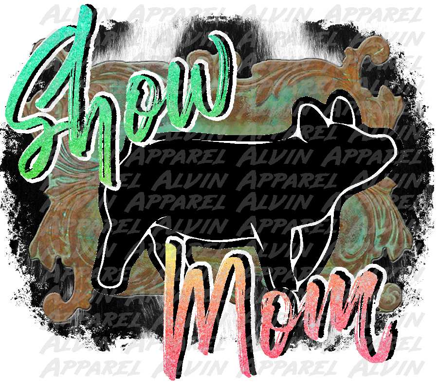 Show Mom Cowhide Pig