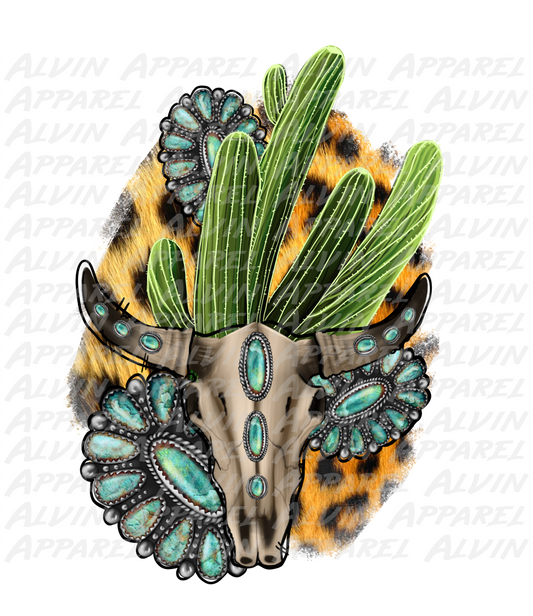 Skull Leopard Cactus Gems