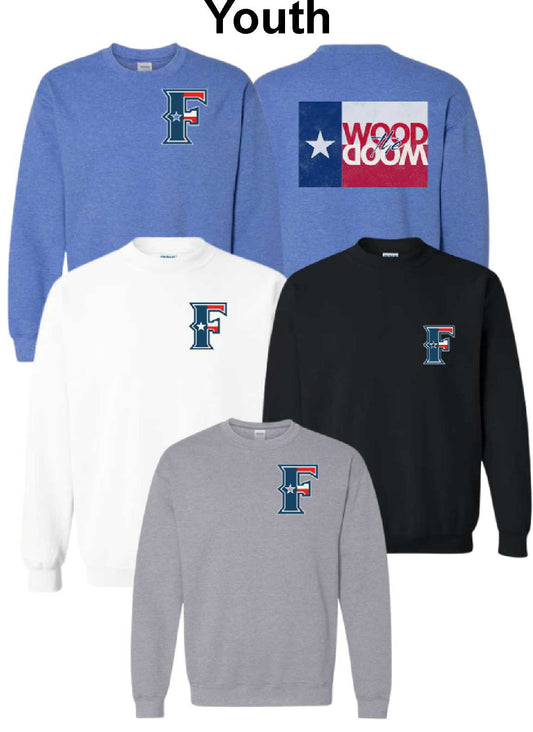 Texas Flag Logo Crewneck Sweatshirt