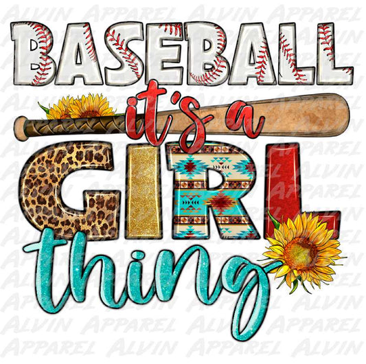 Baseball It's A Girl Thing