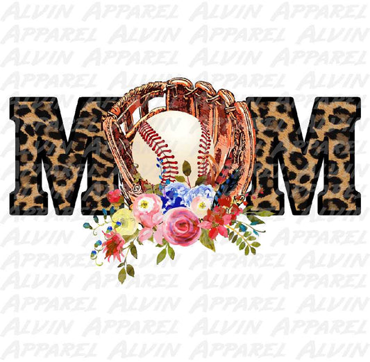 Baseball Mom Mitt Leopard