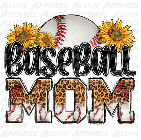 Baseball Mom Sunflowers