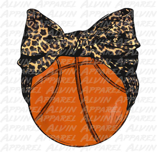 Basketball Leopard Bow