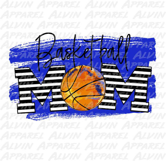 Basketball Mom Stripes Royal