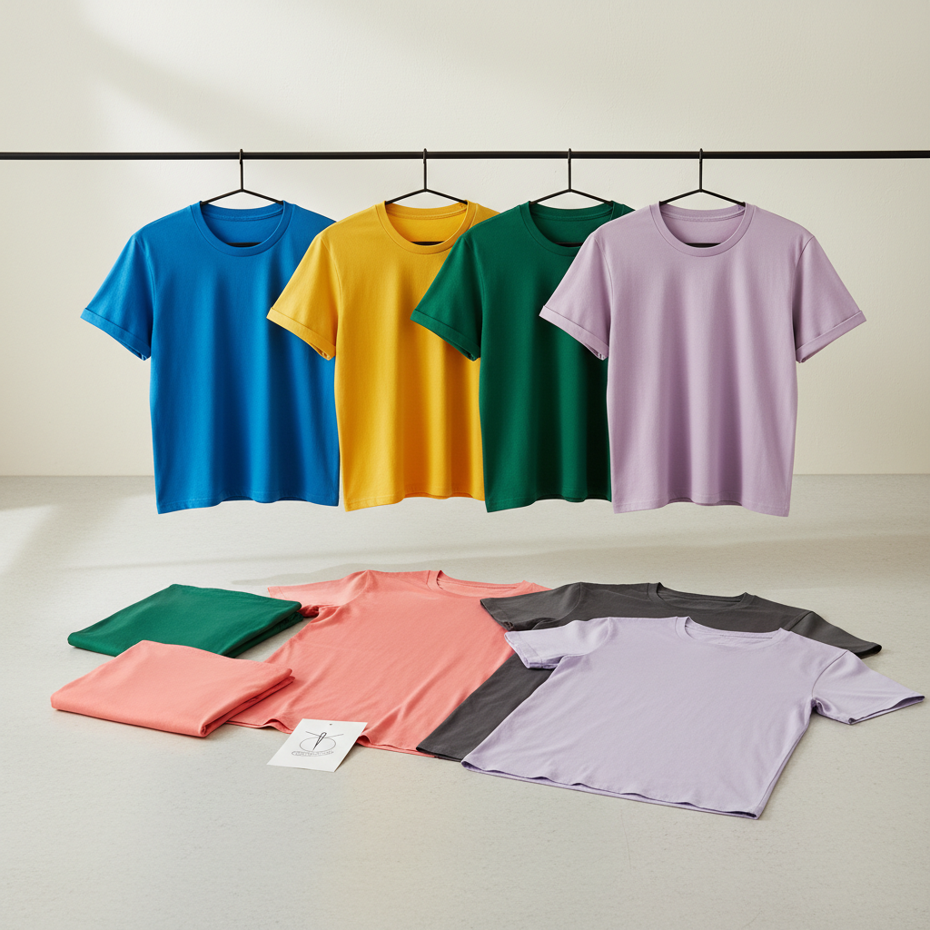 Blank t-shirts lifestyle shot