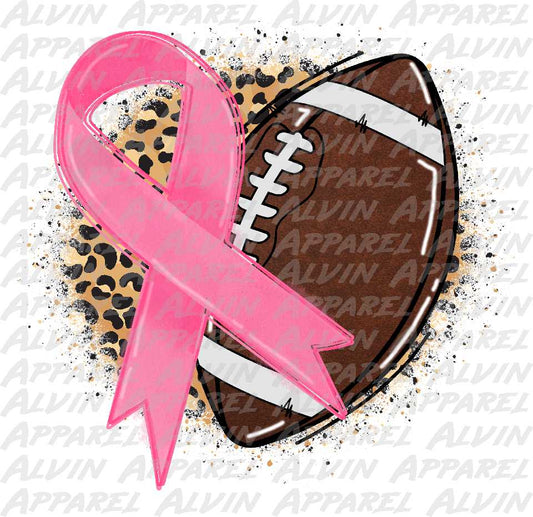 Cancer Ribbon Football