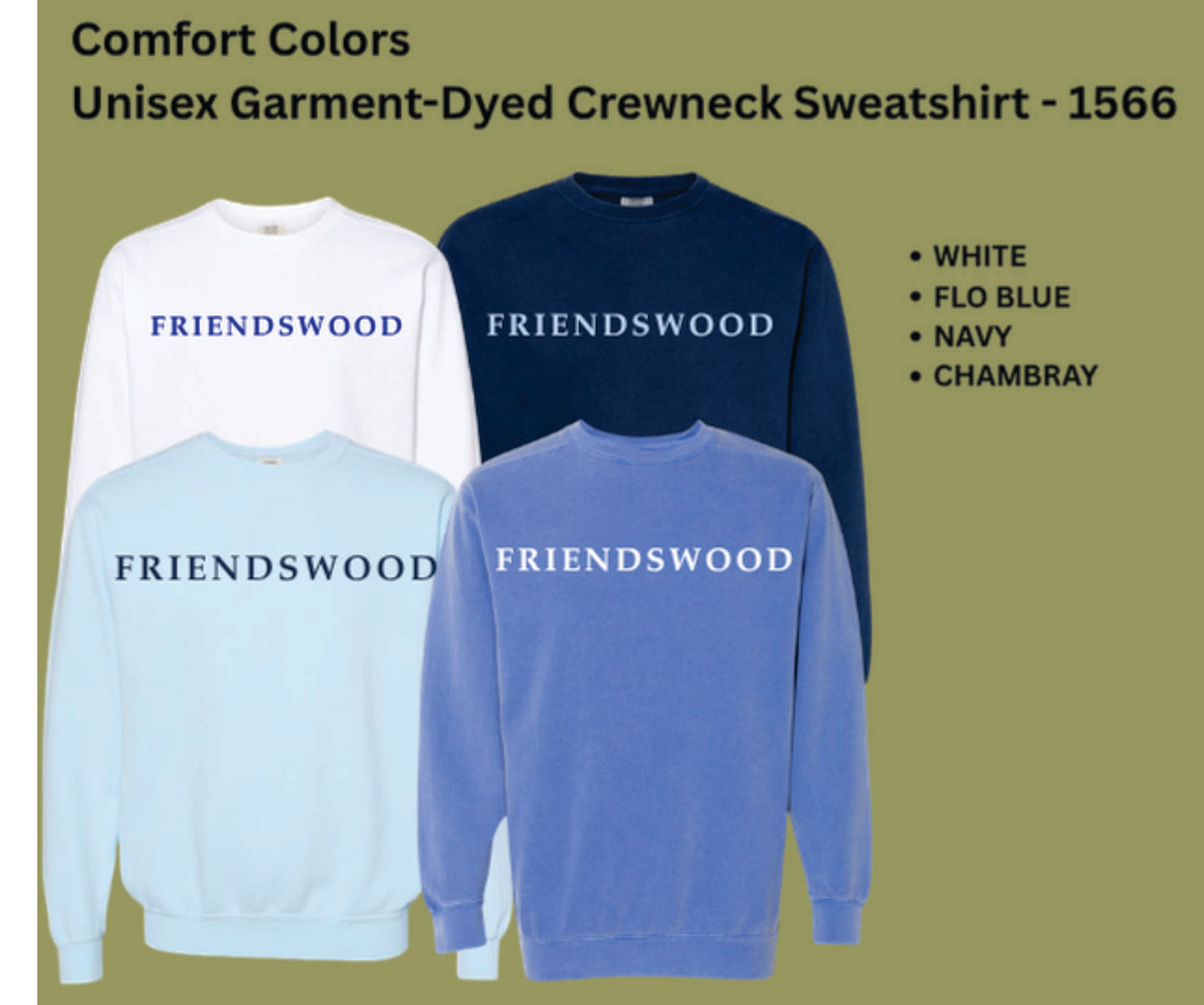 Friendswood Classic Crewneck Sweatshirt