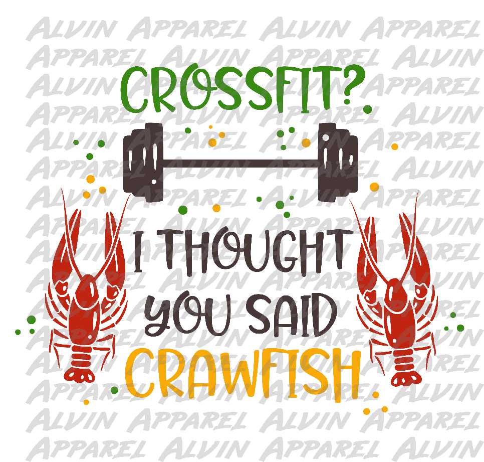 Crossfit? I thought you said Crawfish