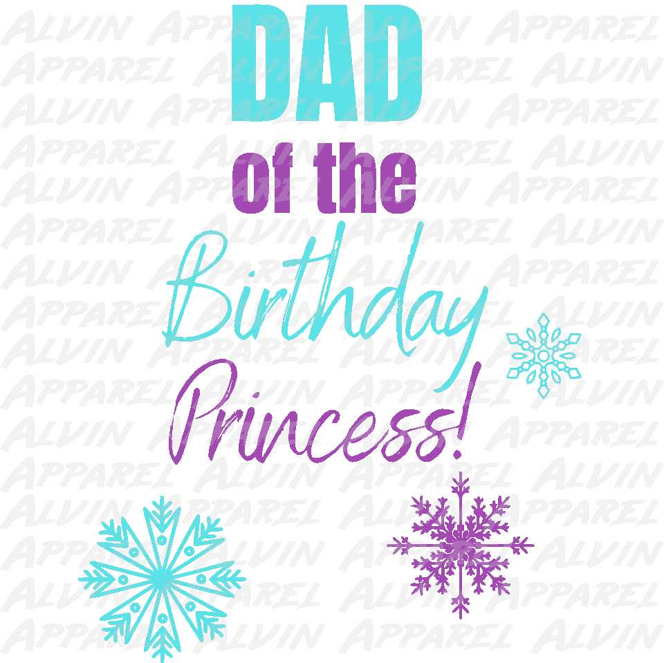 Dad of the Birthday Princess