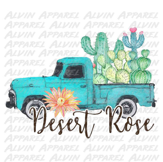 Desert Rose Blue Truck