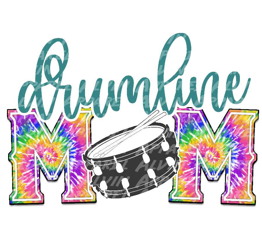 Drumline Mom Tie Dye