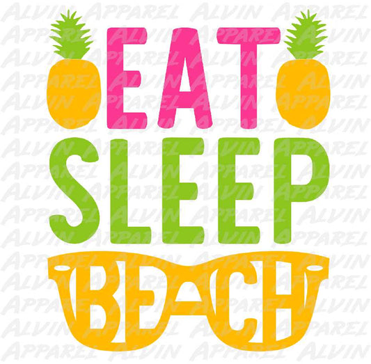 Eat Sleep Beach Pineapples