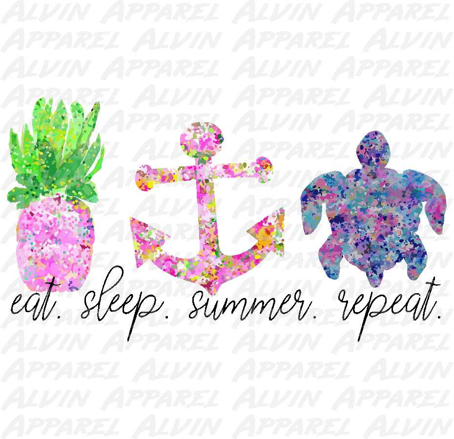 Eat Sleep Summer Repeat