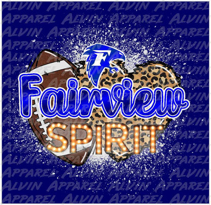 Football Spirit Jackets, Mavs, Indians, Customizable