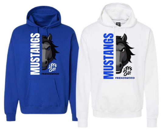 Mustang Face Hoodie