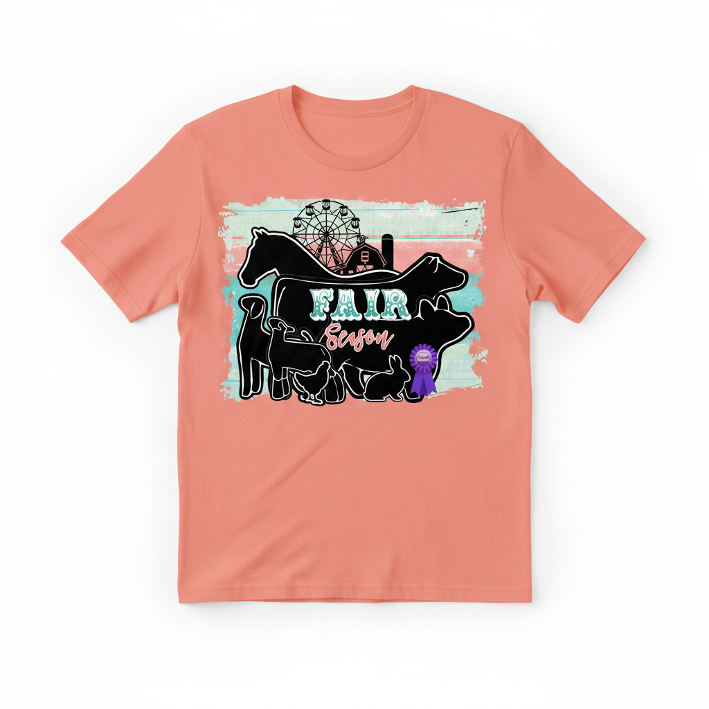 Fair Season Coral Peach Tee
